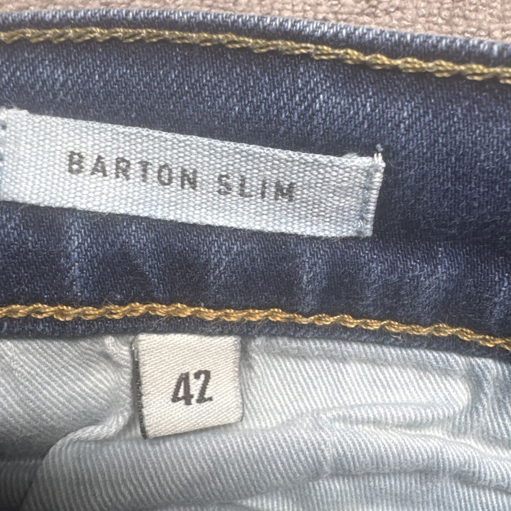 Imogene + Willie Selvedge Mens Jeans Barton Slim 42‎ (Fits 38x26) Blue Straight - Picture 8 of 12